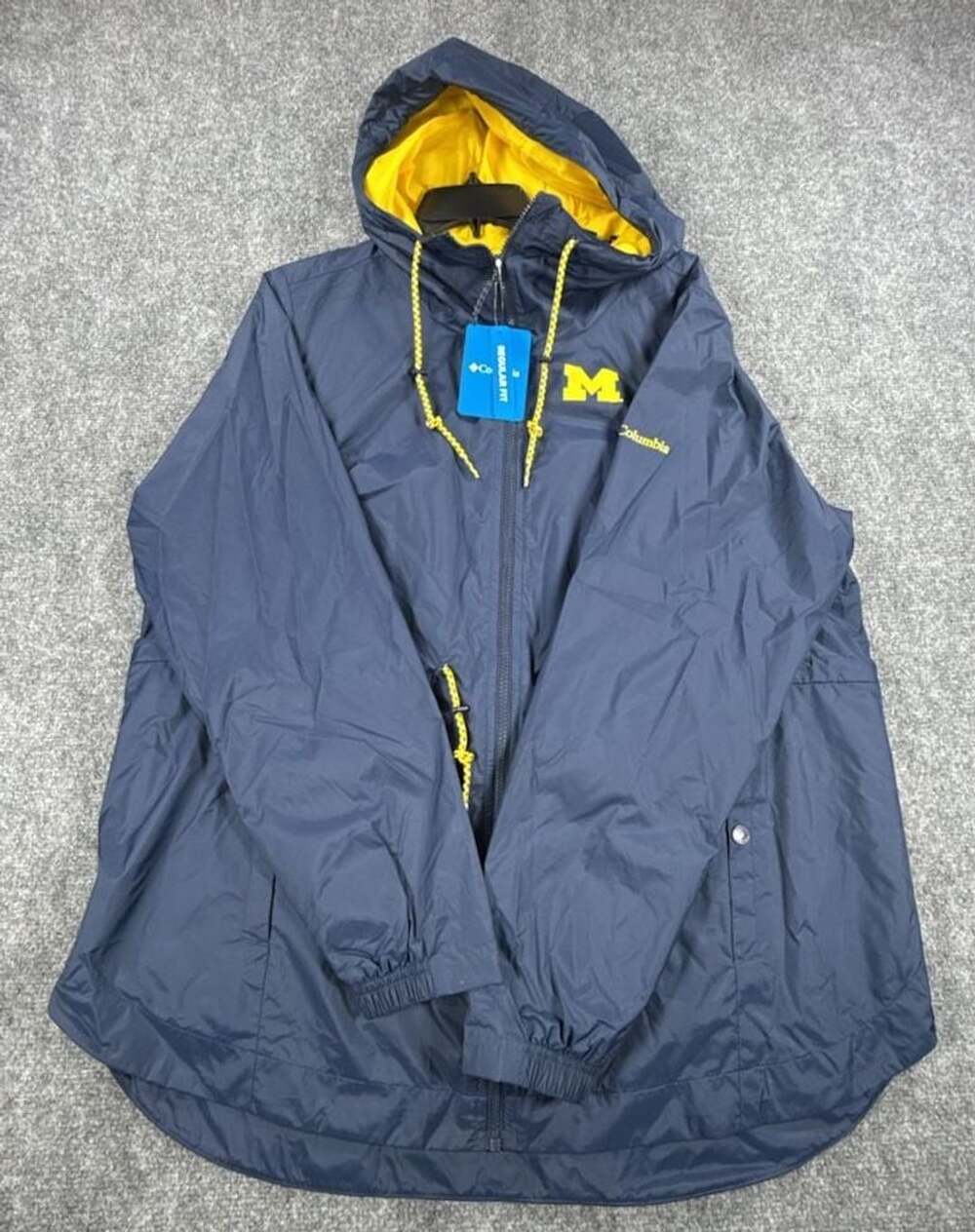 Columbia Navy Michigan Wolverines NCAA Lily Park Jacket - Women's XL New